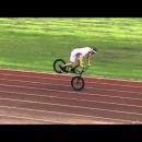BMXでカクカクしながら耐えるジャックナイフ走行